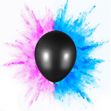 Gender Reveal Balloon with Confetti or Powder